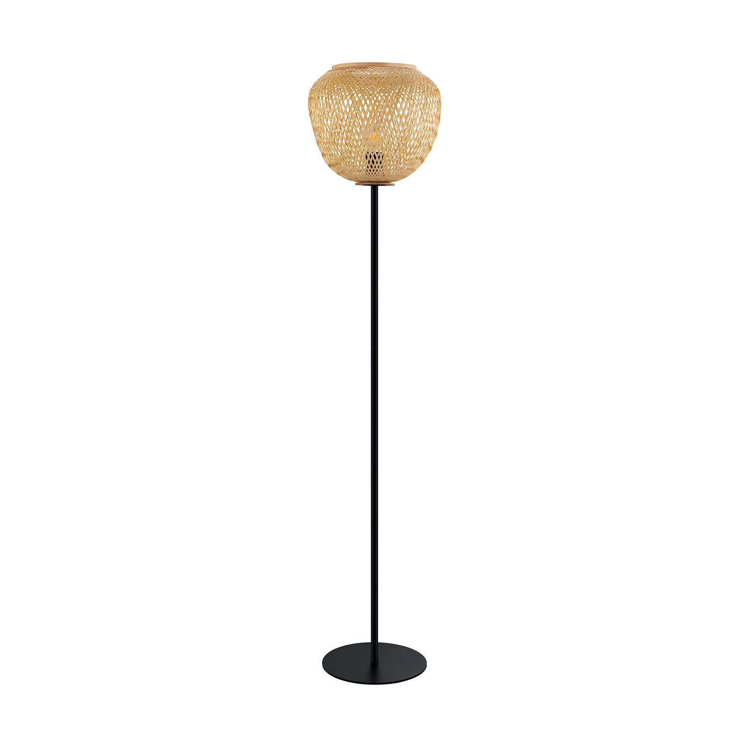 Piantana Vintage Dembleby Acciaio Nero 1 Luce E27 43264