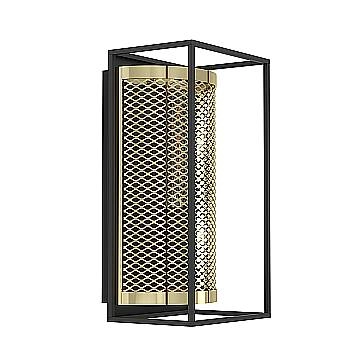 Applique Vintage Nohales Acciaio Nero 1 Luce E27