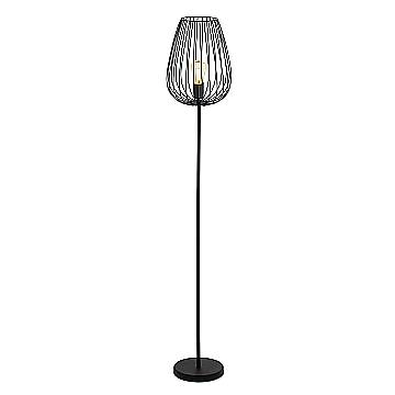 Piantana Vintage Newtown Acciaio Nero 1 Luce E27 49474