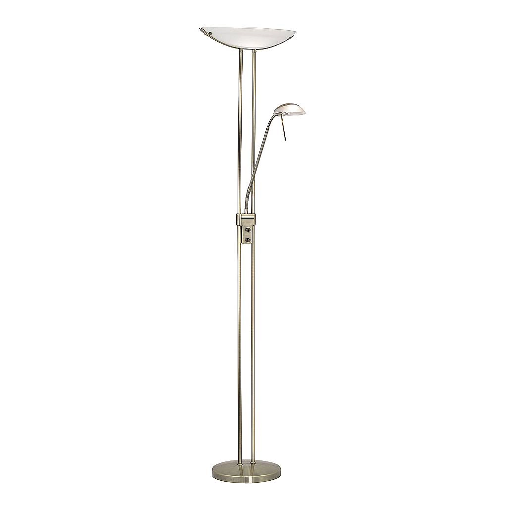 Piantana Moderna Baya Acciaio Ottone Brunito 1 Luce R7S 230W 85974