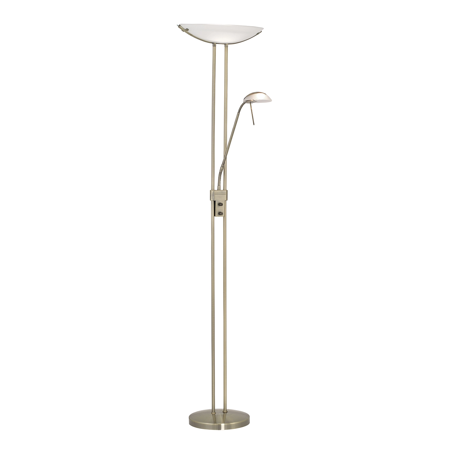Piantana Moderna Baya Acciaio Ottone Brunito 1 Luce R7S 230W 85974