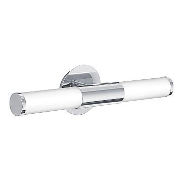 Applique Moderna Palmera Acciaio Cromo 2 Luci E14