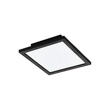 Plafoniera Moderna Salobrena-Z Alluminio Nero Luce Led Integrato 15,3W