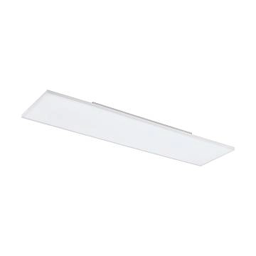 Plafoniera Moderna Turcona-Z Acciaio Bianco 3 Luci Led Integrato 10,6W