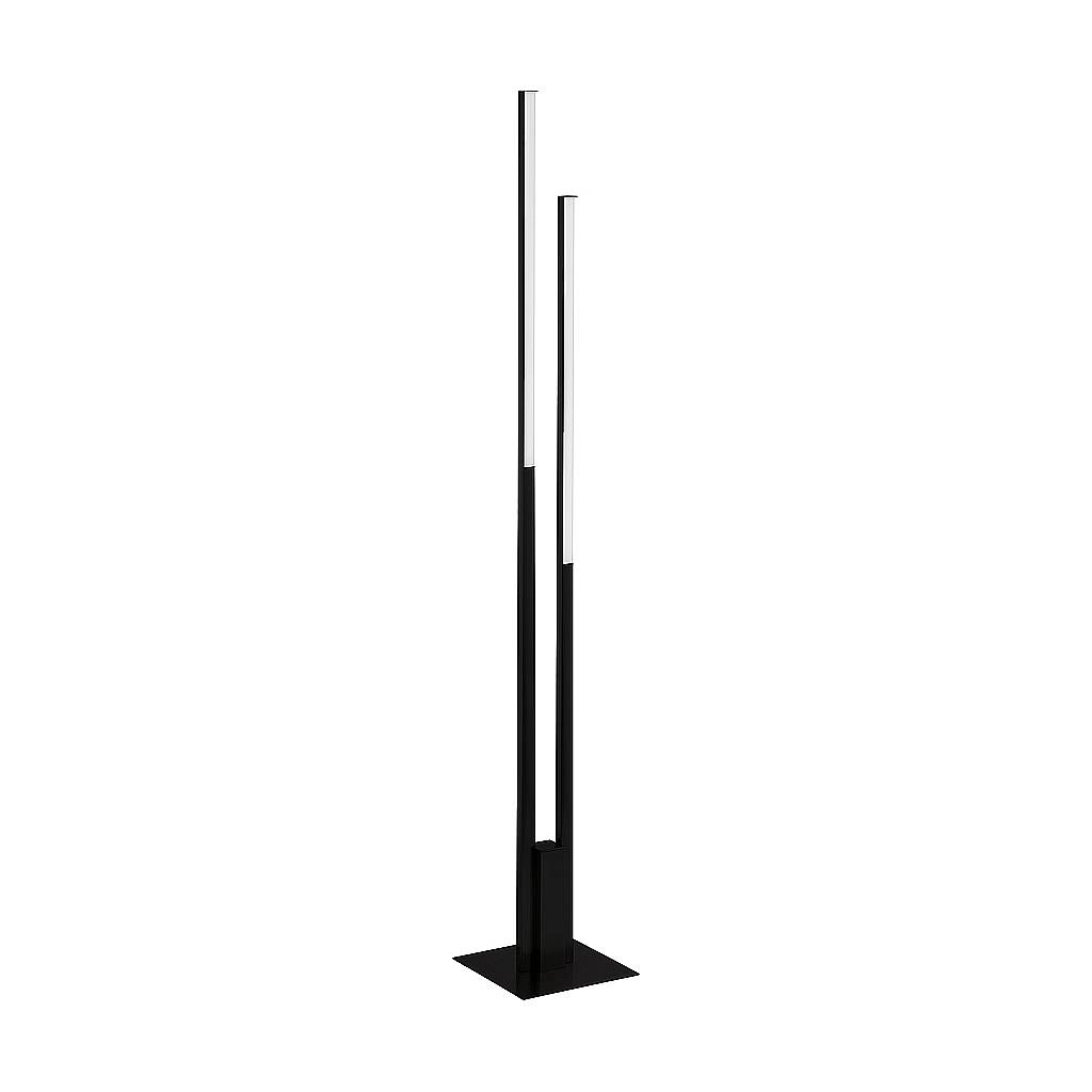 Piantana Contemporanea Fraioli-Z Alluminio Nero 2 Luci Led Integrato 17W 900082