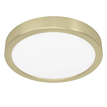 Plafoniera Moderna Fueva 5 Acciaio Ottone Led Integrato 17W 3000K Ip20
