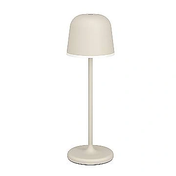 Lampade Da Tavolo Esterno Mannera Alluminio Marrone Policarbonato Bianco Led