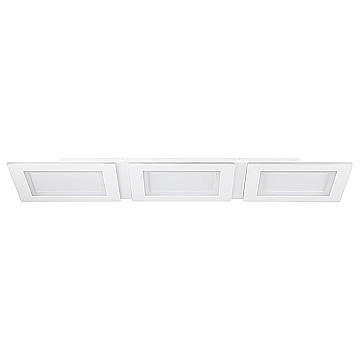 Plafoniera Contemporanea Padrogiano-Z Acciaio Bianco Luce Led Integrato 42,5W