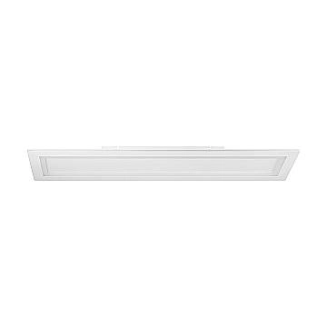 Plafoniera Contemporanea Padrogiano-Z Acciaio Bianco Luce Led Integrato 43,2W