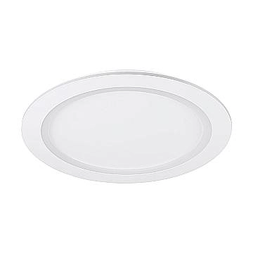 Plafoniera Contemporanea Padrogiano-Z Acciaio Bianco Luce Led Integrato 35W