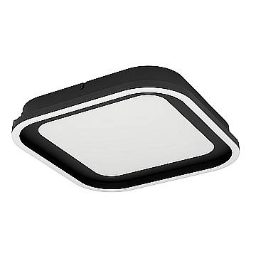 Plafoniera Moderna Calagrano Acciaio Nero Luce Led Integrato 11W