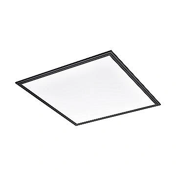 Plafoniera Moderna Salobrena 1 Alluminio Nero Led Integrato 33W