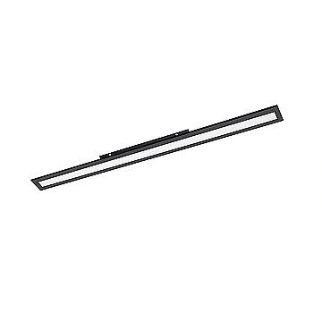 Plafoniera Moderna Salobrena 1 Alluminio Nero Luce Led Integrato 38W