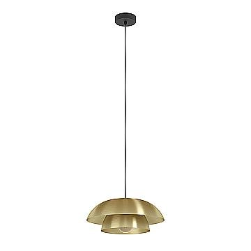 Lampadario A Sospensione Moderno Cenciara Acciaio Nero Ottone 1 Luce E27 Lampadario A Sospensione Moderno Cenciara Acciaio Nero Ottone 1 Luce E27