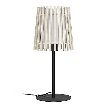 Lampada Da Tavolo Contemporanea Fattoria Acciaio Nero 1 Luce E27