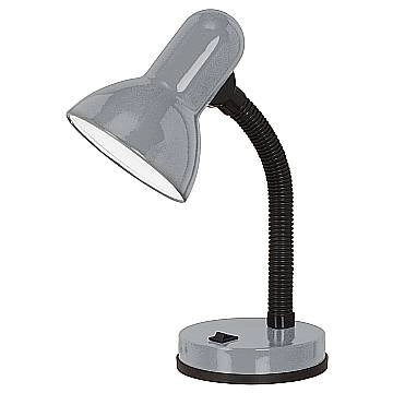 Lampada Da Tavolo Classico Basic 1 Policarbonato Argento 1 Luce E27