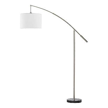 Piantana Minimal Nadina Acciaio Nichel Satinato 1 Luce E27 Piantana Minimal Nadina Acciaio Nichel Satinato 1 Luce E27