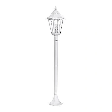 Lampione Esterno Classico Navedo Alluminio Bianco 1 Luce E27