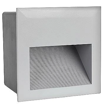 Lampada Ad Incasso Esterno Moderno Zimba-Led Alluminio Argento Led