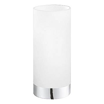 Lampada Da Tavolo Moderna Damasco 1 Acciaio Cromo 1 Luce E27