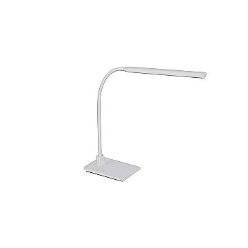 Lampada Da Tavolo Moderna Laroa Policarbonato Bianco Luce Led Integrato 4,2W