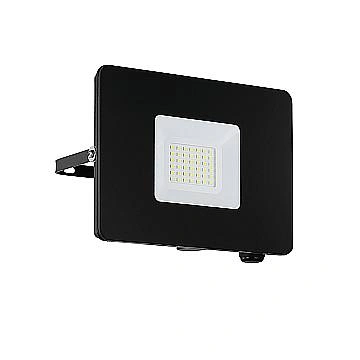 Faretto Esterno Moderno Faedo 3 Alluminio Nero Vetro Led
