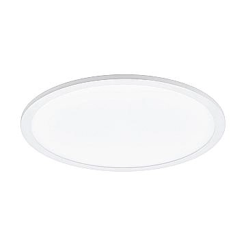 Plafoniera Moderna Sarsina Alluminio Bianco Luce Led Integrato 28W