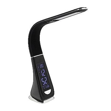 Lampada Da Tavolo Moderna Cognoli Policarbonato Nero Luce Led Integrato 4,4W