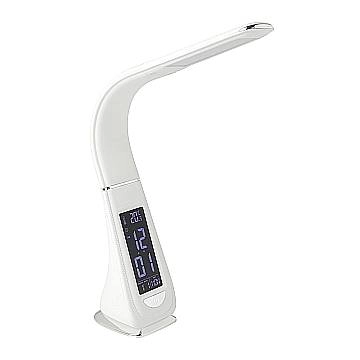 Lampada Da Tavolo Moderna Cognoli Policarbonato Bianco Luce Led Integrato 4,4W