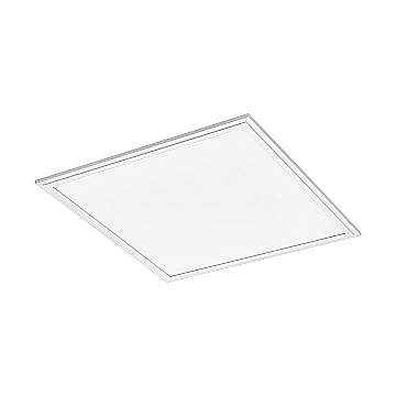Plafoniera Moderna Salobrena 1 Alluminio Bianco Luce Led Integrato 21,5W