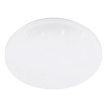 Plafoniera Moderna Frania-A Acciaio Bianco Luce Led Integrato 12W