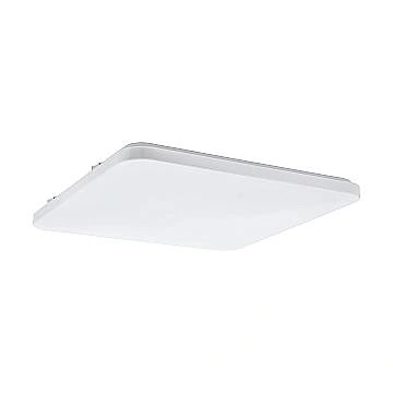 Plafoniera Moderna Frania Acciaio Bianco Luce Led Integrato 50W Ip20