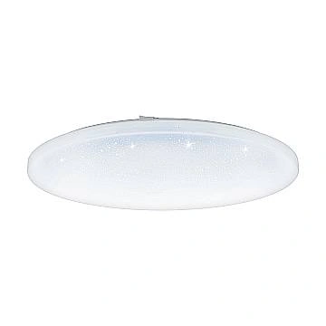 Plafoniera Moderna Frania-S Acciaio Bianco Luce Led Integrato 50W Ip20