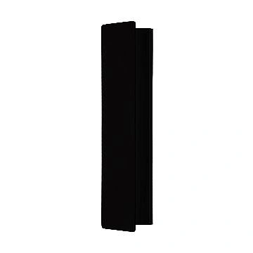 Applique Moderna Zubialde Alluminio Nero Luce Led Integrato 12W