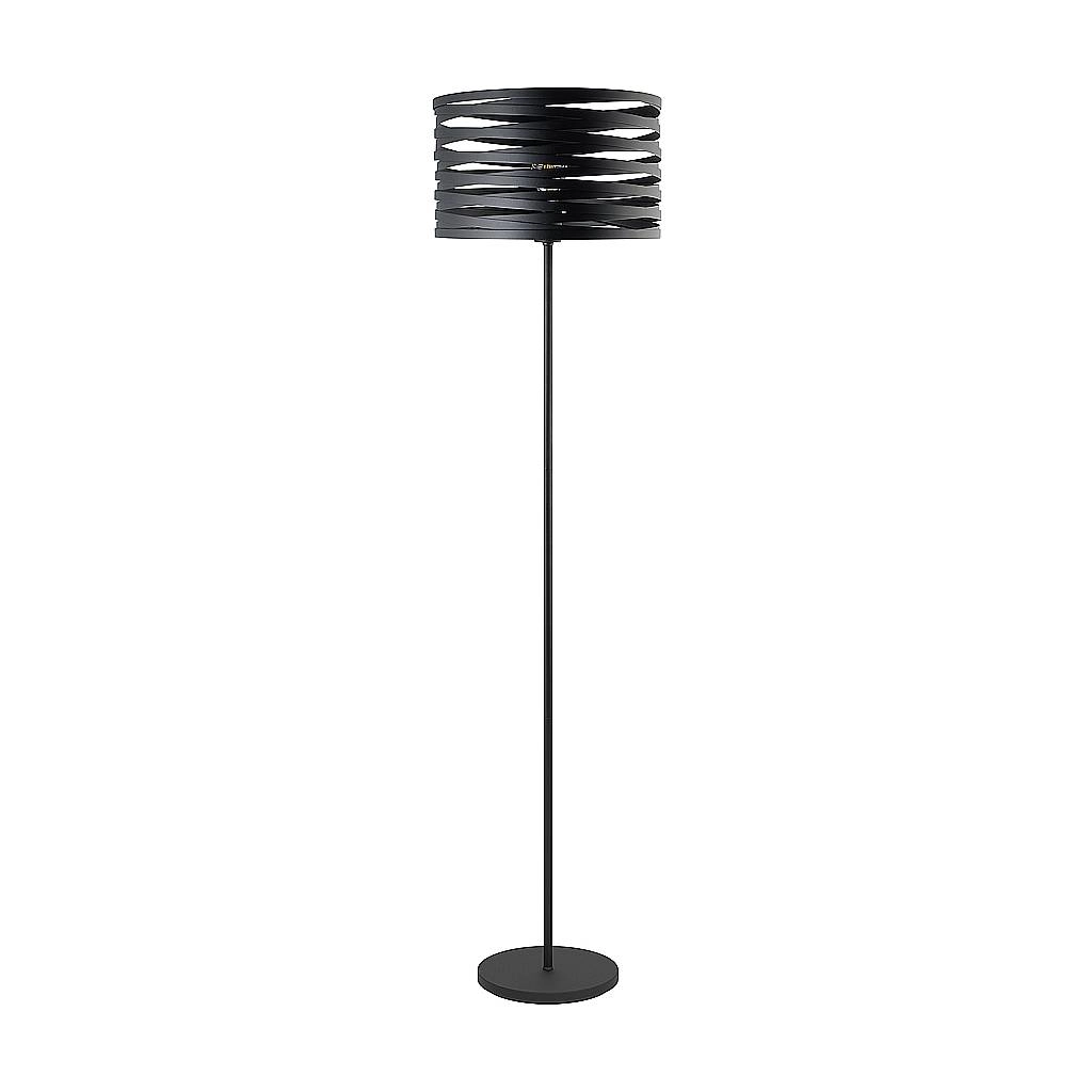 Piantana Contemporanea Cremella Acciaio Nero 1 Luce E27 99507