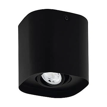 Plafoniera Moderna Caminales-Z Acciaio Nero 1 Luce Gu10 4,9W
