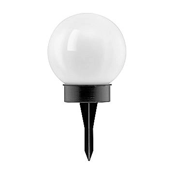 Esterno Solare Moderno Puglia Plastiche Nere Bianco Led 0,1W Ip44
