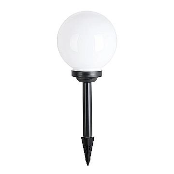 Esterno Solare Moderno Puglia Plastiche Nere Bianco Led 0,2W Ip44 Small