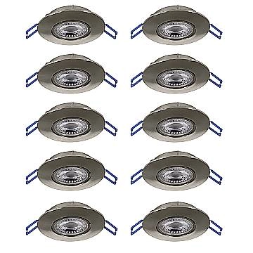 Faretto Incasso Moderno Gedrez Plastiche Grige Trasparente Led 4,9W 5200Lm Ip20