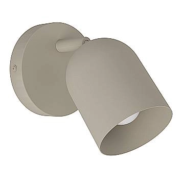 Faretti E Spot Moderno Tilston Acciaio Marrone 1 Luce E14 Ip20