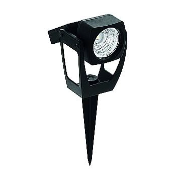 Esterno Solare Moderno Gionata Plastiche Nere Led 0,1W Ip44