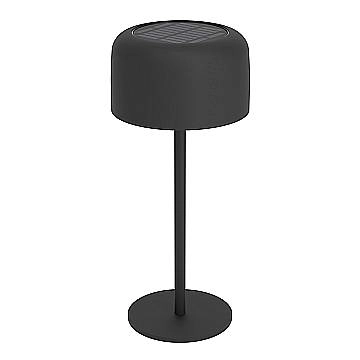 Esterno Lampade Ricaricabili Moderno Roccanova Acciaio Nero Led 2,8W 270Lm Ip44