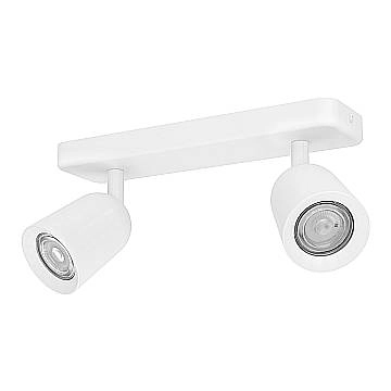 Faretti E Spot Moderno Camaldoli Acciaio Bianco 2 Luci Gu10 Ip20
