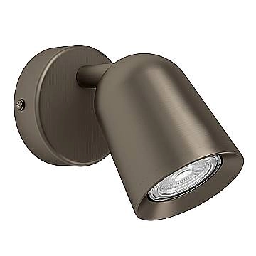 Faretti E Spot Moderno Camaldoli Acciaio Bronzo 1 Luce Gu10 Ip20