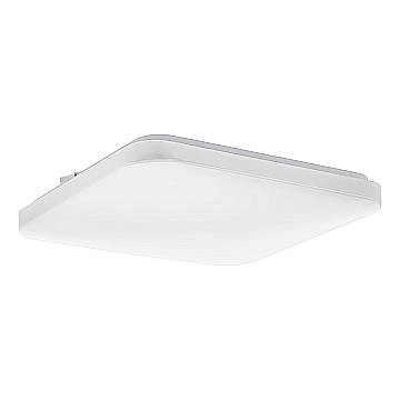 Plafoniera Moderna Frania-Ip Acciaio Bianco Plastica Led 18W 2100Lm Ip44 Plafoniera Moderna Frania-Ip Acciaio Bianco Plastica Led 18W 2100Lm Ip44