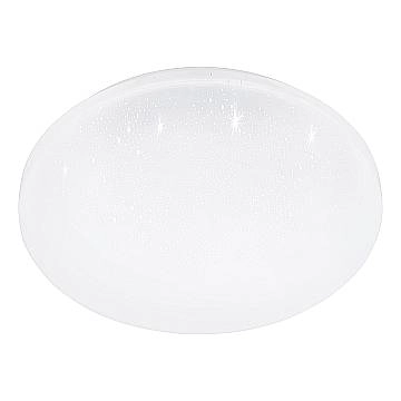 Plafoniera Moderna Frania-Ip Acciaio Bianco Plastica Cristallo 18W 2100Lm Ip44 Plafoniera Moderna Frania-Ip Acciaio Bianco Plastica Cristallo 18W 2100Lm Ip44