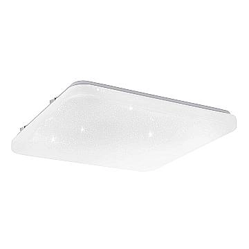 Plafoniera Frania-Ip Acciaio Bianco Plastica Cristallo Led 18W 2100Lm Ip44 Plafoniera Frania-Ip Acciaio Bianco Plastica Cristallo Led 18W 2100Lm Ip44