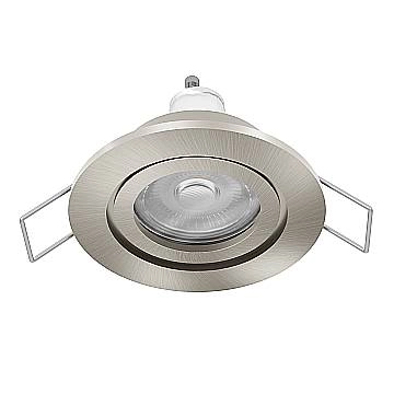 Set 3 Faretti Incasso Barranco Gu10 Plastiche Grigie Gu10 4,5 Ip44