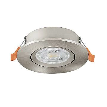 Faretto Incasso Moderno Barranco Plastiche Grige Led 4,5W 450Lm Ip20