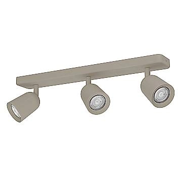 Faretti E Spot Moderno Camaldoli Acciaio Marrone 3 Luci Gu10 Ip20